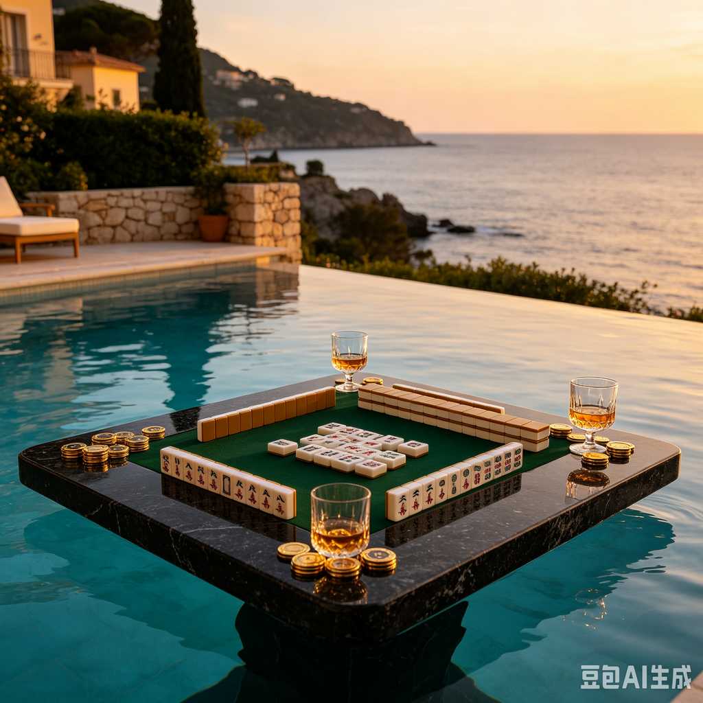 water resistant print mahjong tiles