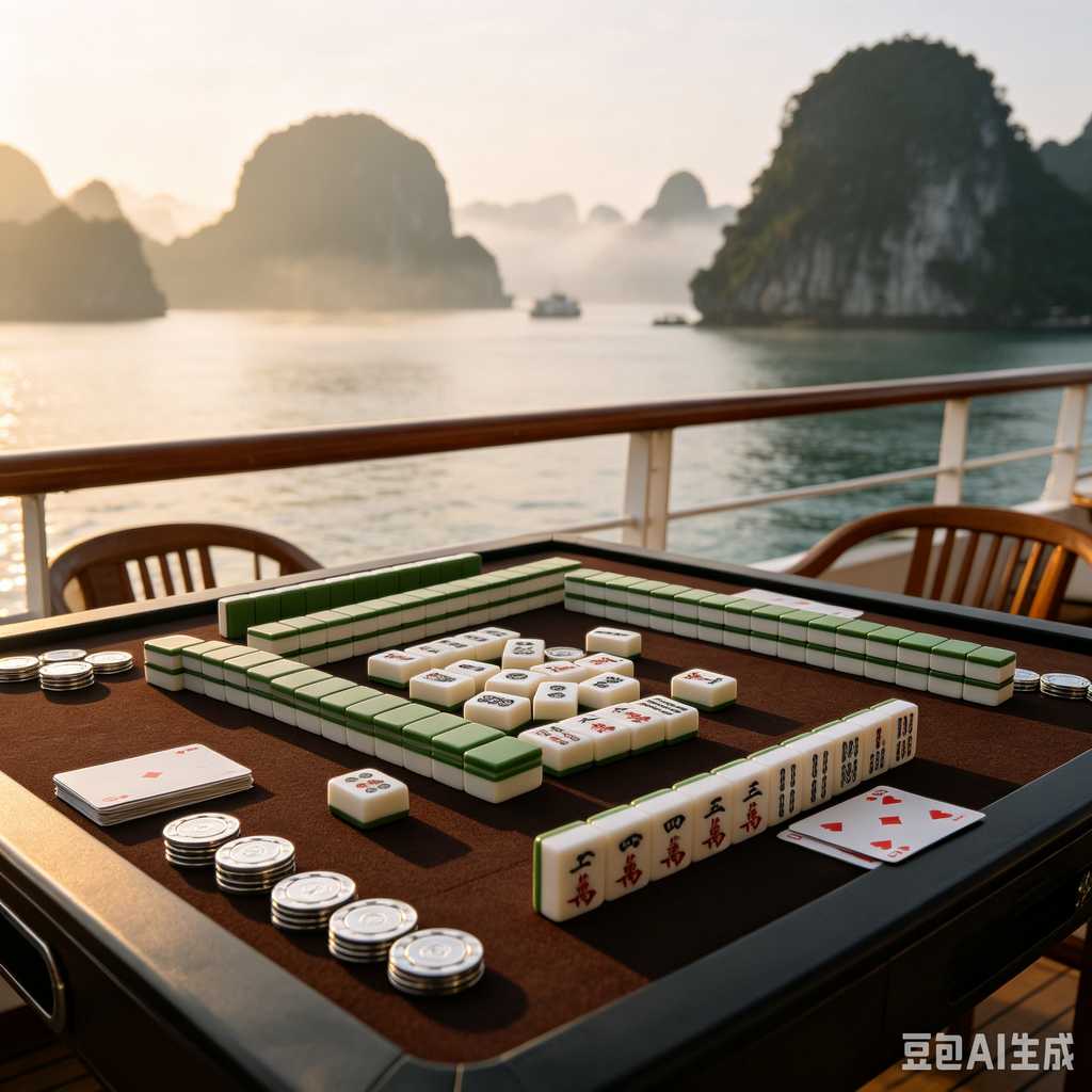 trendy color mahjong set
